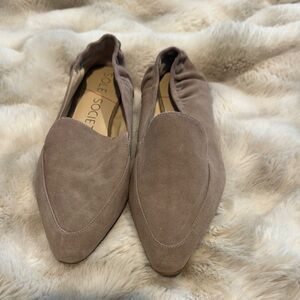 Sole Society Tan Suede Loafers